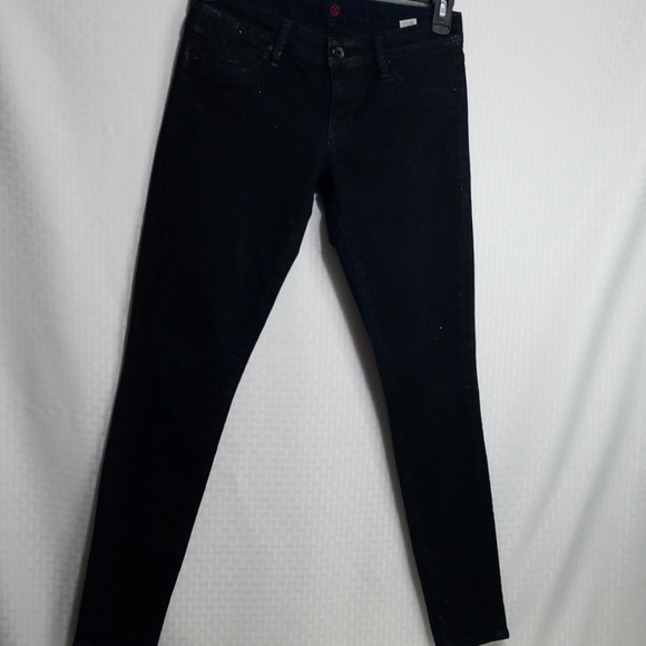 Ladies Sinclair jeans indigo blue with shimmer - Picture 3 of 7